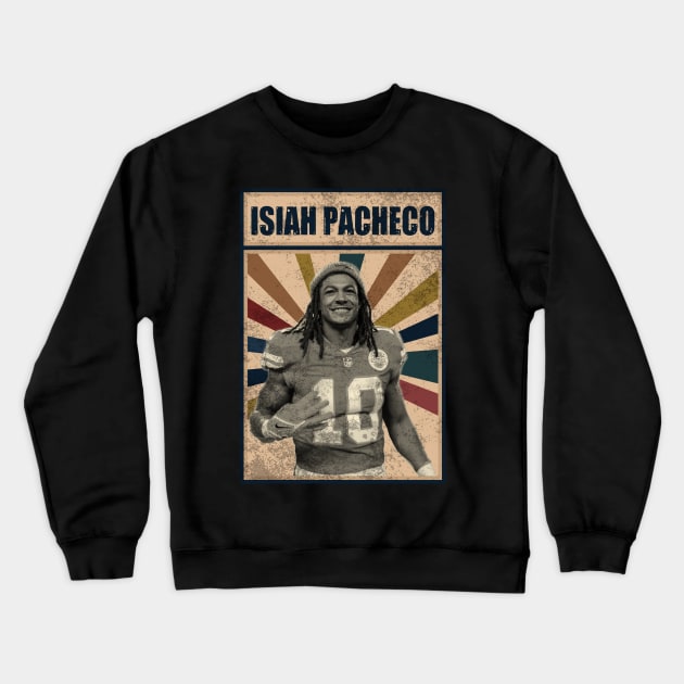 Kansas City Chiefs Isiah Pacheco Crewneck Sweatshirt by RobinaultCoils